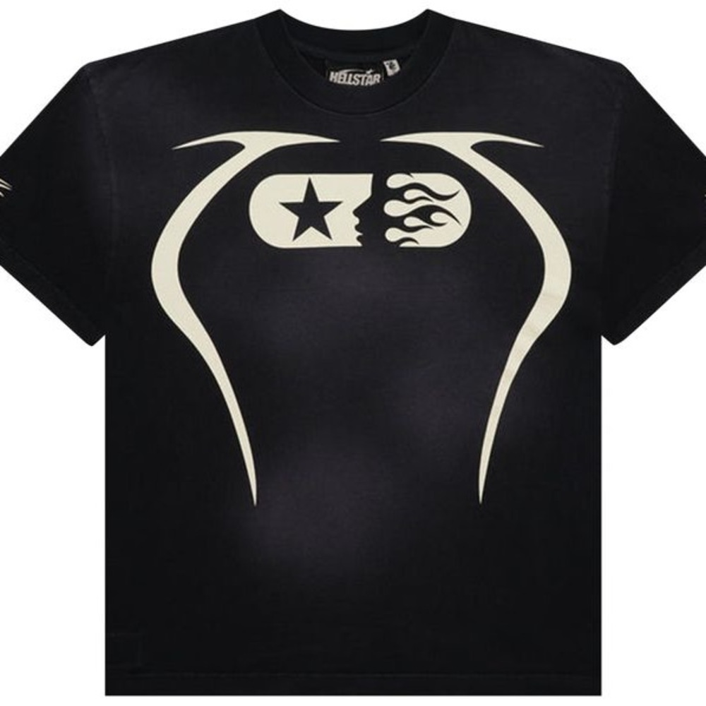 Helstar Black Graphic Men's T-Shirt